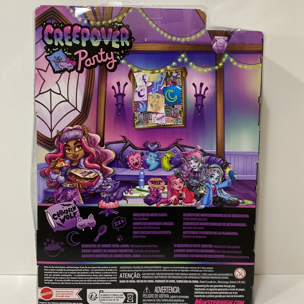 MONSTER HIGH CREEPOVER PARTY 2022 MATTEL - Picture 9 of 16